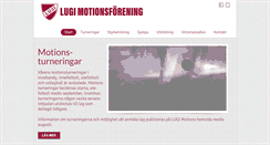 Desktop Screenshot of lugimotion.se