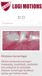 Mobile Screenshot of lugimotion.se